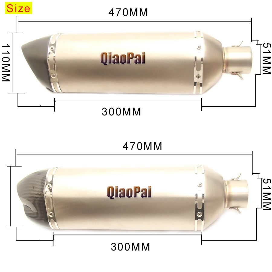 Z750 выхлопная система труба мотоцикла 470 мм глушитель средняя углеродный
