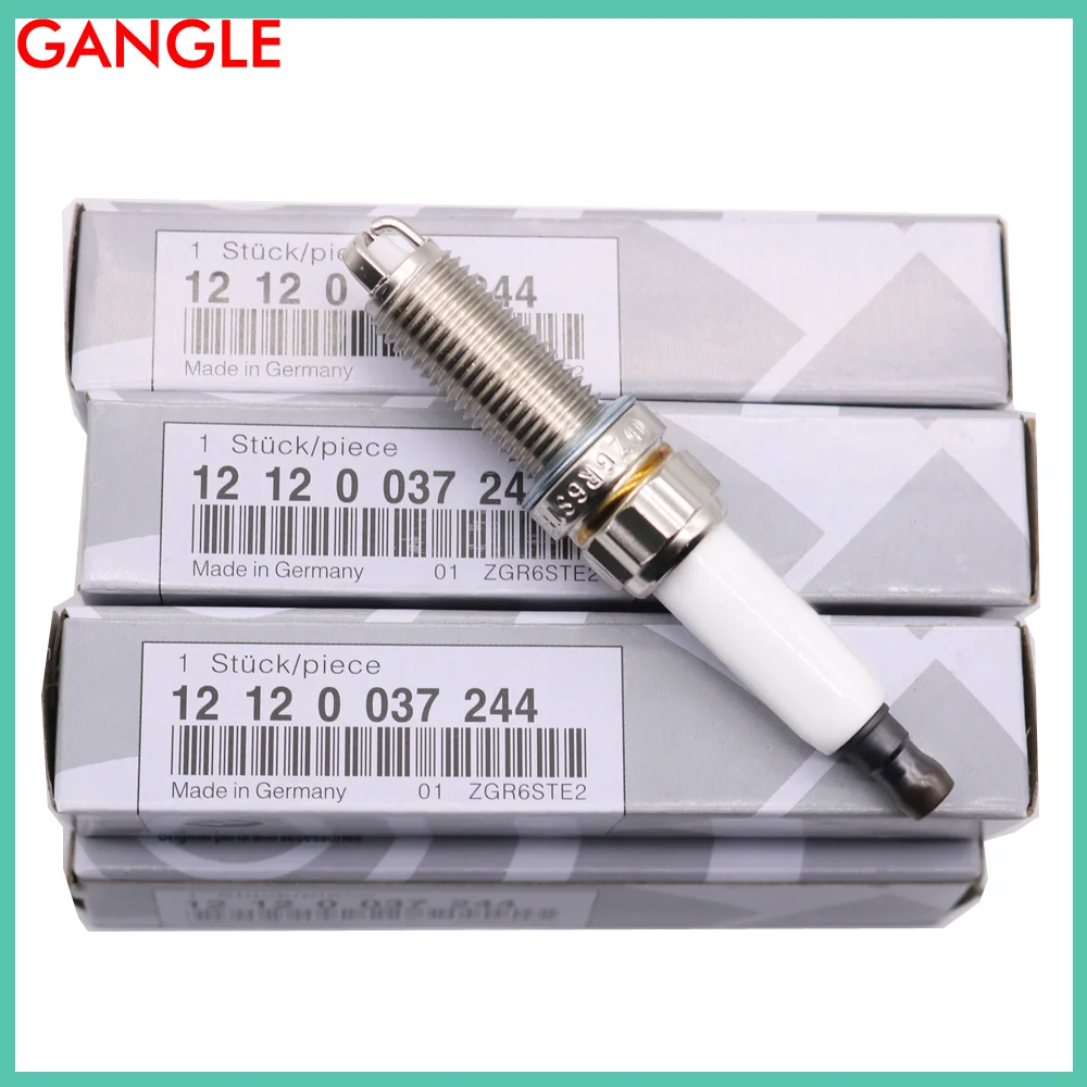 Новые свечи зажигания 12120037244 ZGR6STE2 6 шт. триодное зажигание для двигателя BMW F01 F02 F03