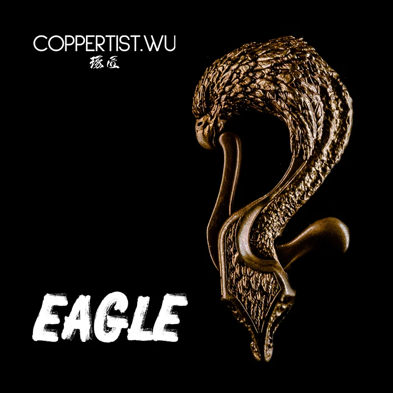 COPPERTIST.WU оригинальный брелок ручной работы в виде животного цепочка для ключей из