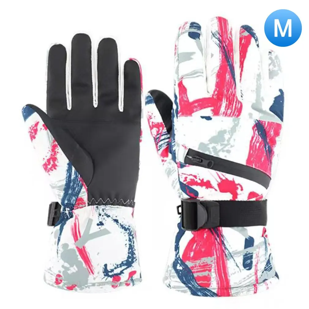 

2020 winter touch screen ski gloves men Warm waterproof adult outdoor mountaineering cycling motorcycle glove women