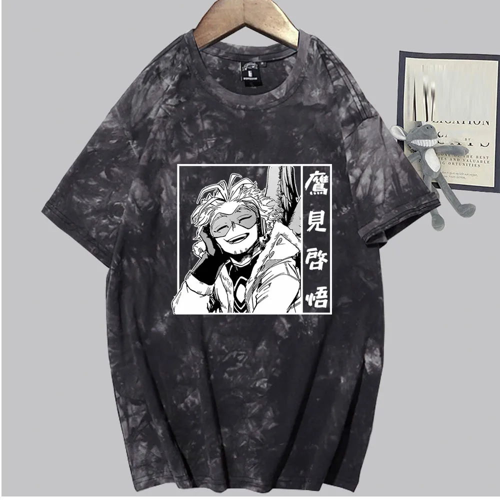 Футболка с аниме Моя геройская Академия повседневные мужские футболки коротким