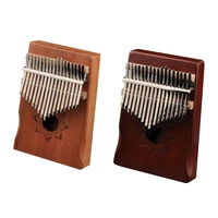17 keys deer design kalimba musical instrument acacia thumb piano for beginner quality musical instrumentos musicales