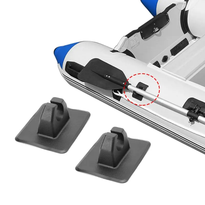

2Pcs Kayak Paddle Holder Clips, Durable Plastic Paddle Oar Holder Clips Keeper Replacement for Kayaks Canoes Rowing Boat