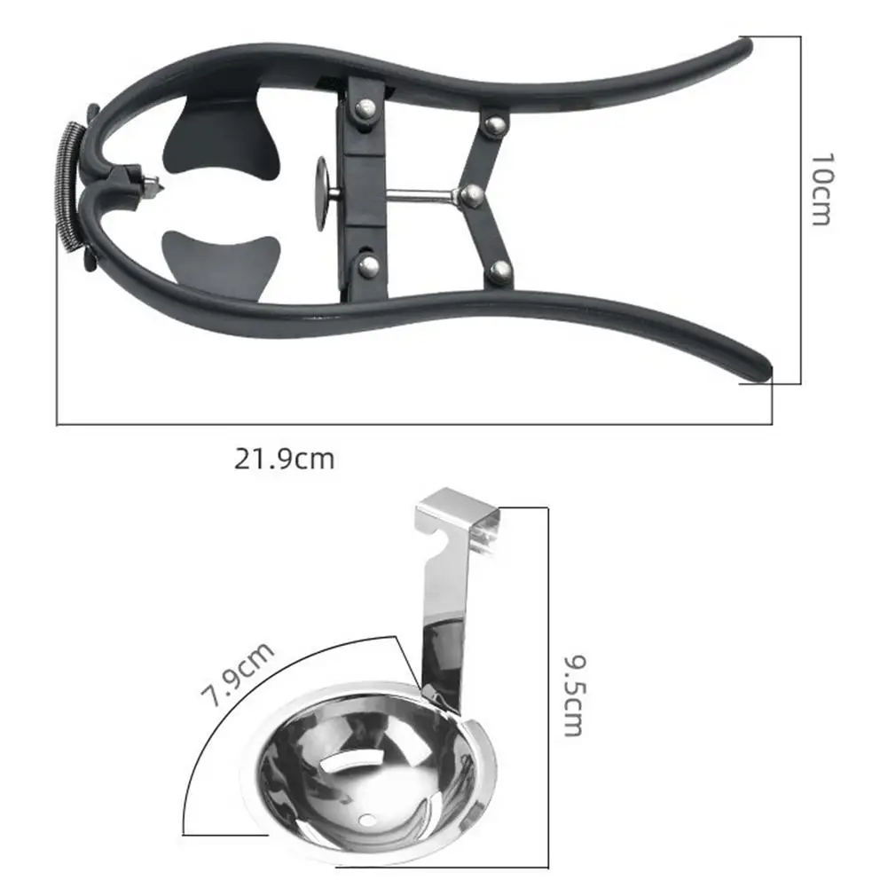 

Egg Shell opener kitchen Stainless Steel Manual Shelling Tool Multifunction yolk/Egg white separation Quick Egg Opener
