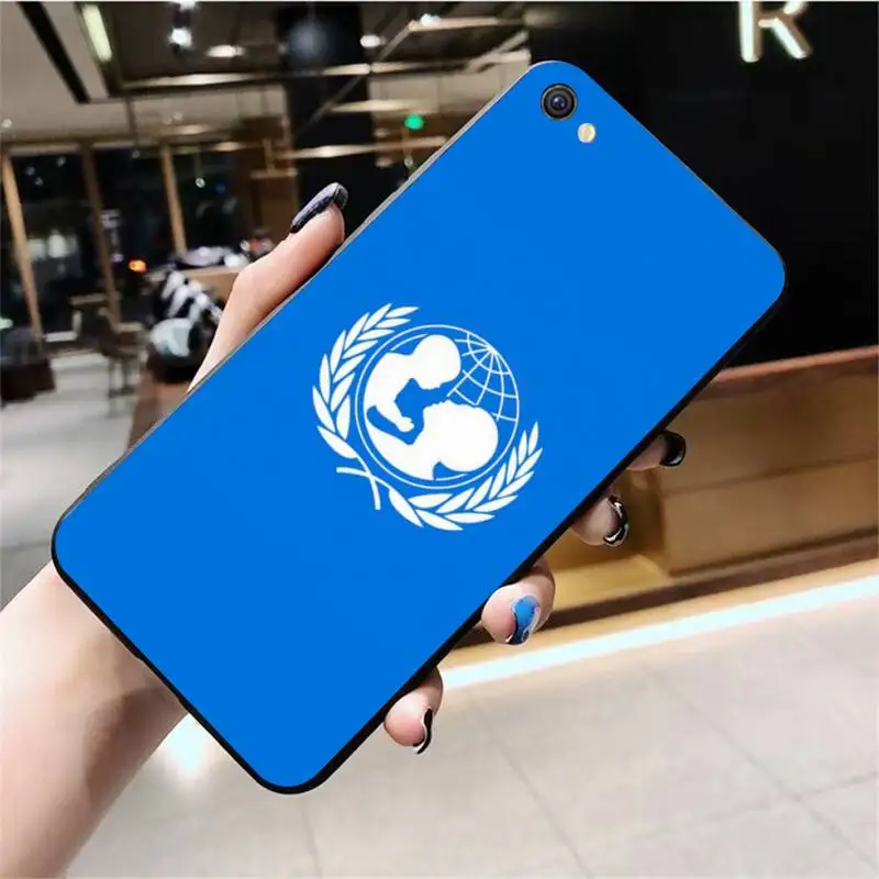 

HUAGETOP unicef Phone Case For Vivo Y91c Y17 Y51 Y67 Y55 Y7s Y81S Y19 V17 vivos5