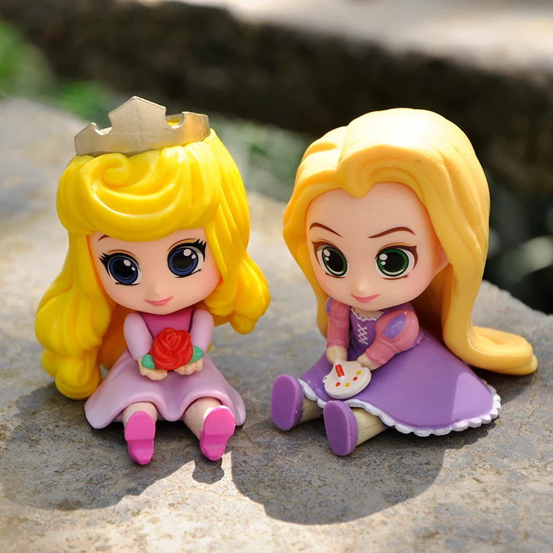 Новинка 2021 стильные Красивые Сказочные Фигурки принцессы ПВХ модели кукол