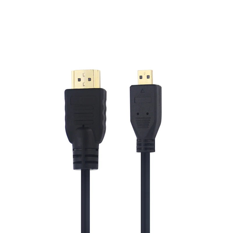 Raspberry Pi 4 Micro HDMI-совместимый кабель 1 5 м Кабель-адаптер с золотистым покрытием для