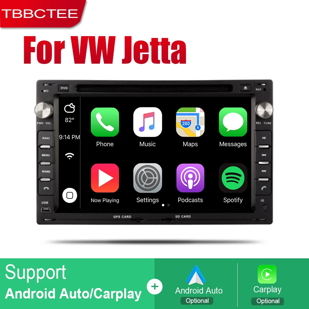 TBBCTEE Авто Радио 2 Din Автомобильный dvd плеер на основе Android для Volkswagen VW Jetta 1999 ~ 2005 gps