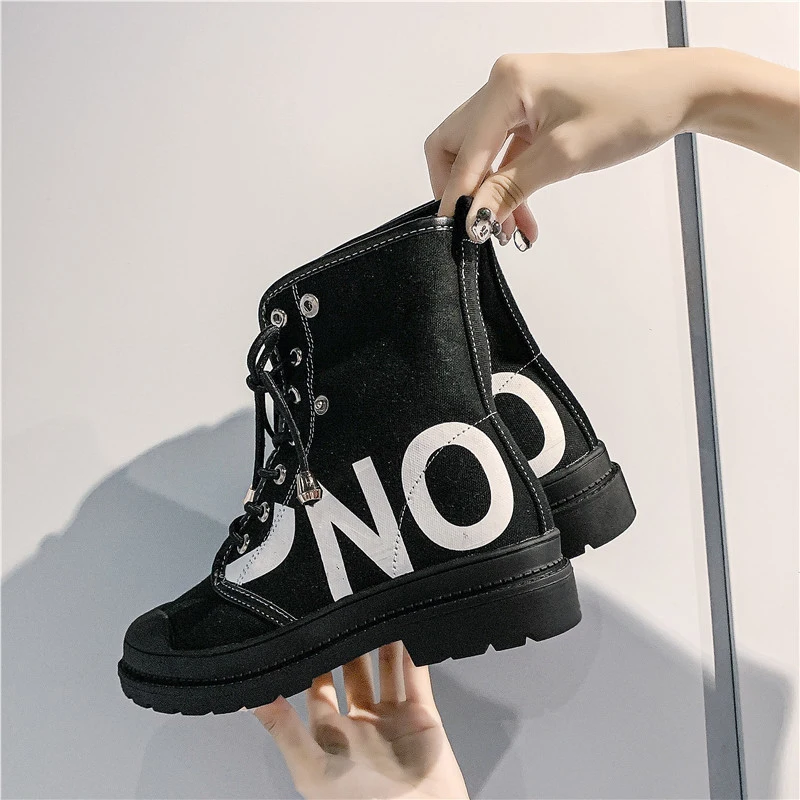 Женские парусиновые ботильоны цвет желтый белый черный женская обувь на