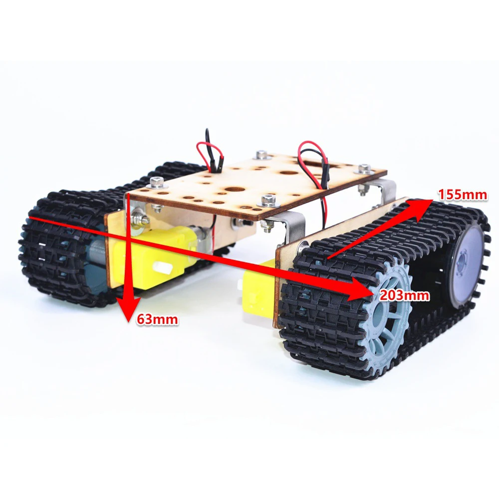Самый дешевый умный робот танк шасси гусеничный автомобиль гусеничная платформа с мотором TT для Arduino DIY игрушечная деталь робота от AliExpress RU&CIS NEW
