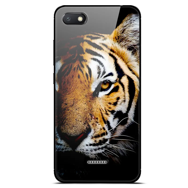 For Xiaomi Redmi 6A Case Cover Luxury Tempered Glass Case Phone Cover For Xiomi Redmi 6A 6 A A6 Phone Back Fundas Redmi 6A Case