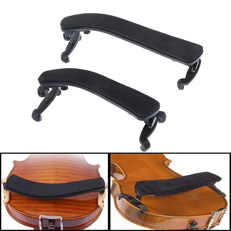 

1 шт. Регулируемый универсальный тип плечевой упор для скрипки пластиковая черная подкладка для 1/2-4/4 1/8-1/4 скрипка аксессуар для акустическо...