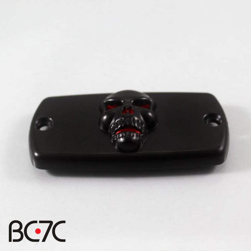 Черная передняя крышка тормозной жидкости мотоцикла Skull для Honda VT 400 Shadow 1994 1998 VTX