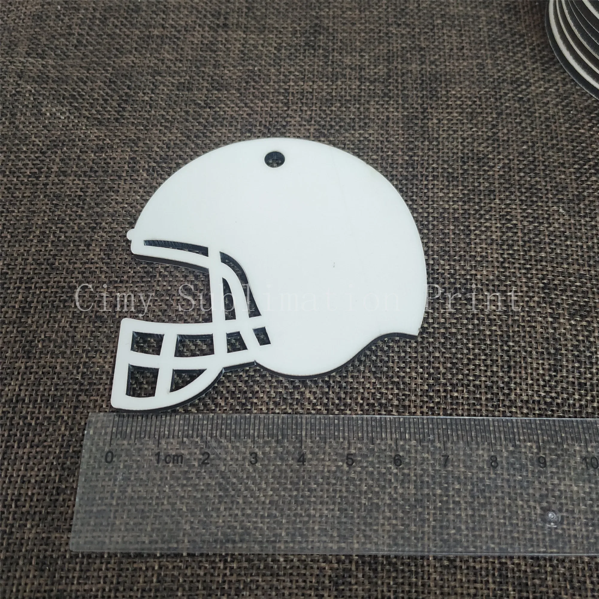 20 шт./лот пустые сублимированный МДФ кольца для ключей бирки связки DIY подарочная