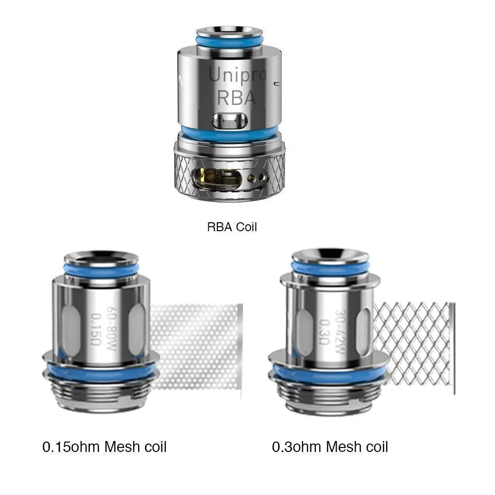 Original OXVA Velocity Replacement Unipro Coils 0.3ohm /0.15ohm Mesh Coil / RBA for Kit | Электроника