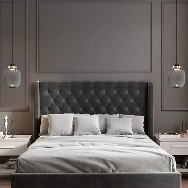 Подвесная лампа для столовой нордический Лофт промышленный дымчатый серый