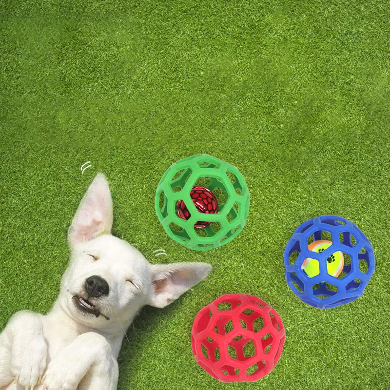 Резиновая игрушка мяч для собак и кошек безопасные геометрические игрушки