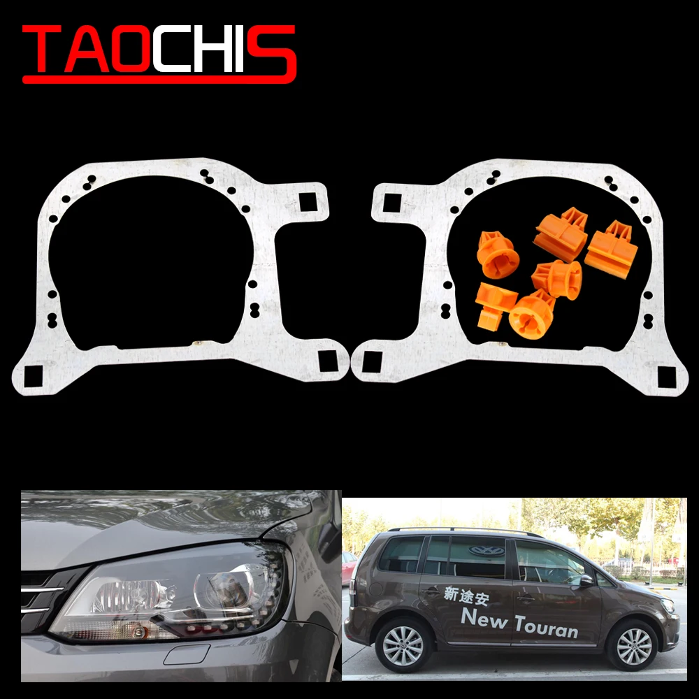 

Taochis Car-Styling frame adapter module DIY Bracket Holder for VW Volkswagen Tiguan 2013-2016 Hella 3 5 Projector lens