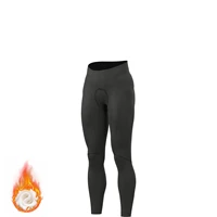 new black winter cycling long bib pants tights thermal fleece men mtb downhill bike mountain bicycle cycling pants