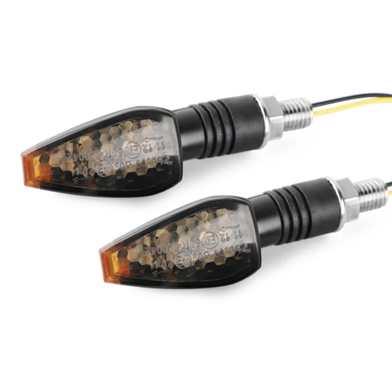 

DC 12V 2pcs Universal 14LED Motorcycle Turn Signals Long Short Turn Signal Indicator Indicator Lights Blinker Light Flashers