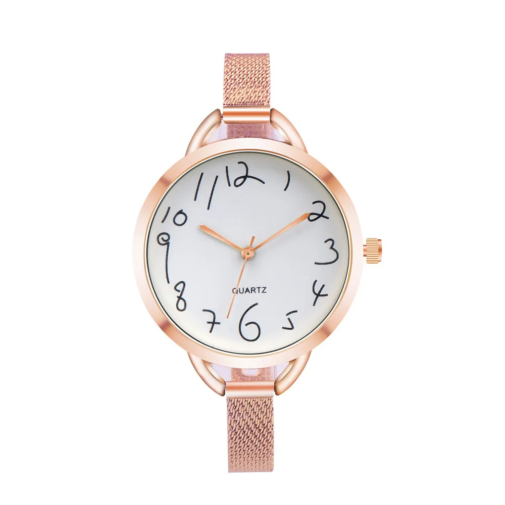 

Fashion Women Casual Crystal Stainless Steel Analog Pointer Quartz Wrist Watch reloj relogio montre reloj mujer