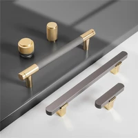 kkfing nordic light luxury gold gray kitchen cabinet handles dresser wine cabinet knobs and handles furniture door hardware