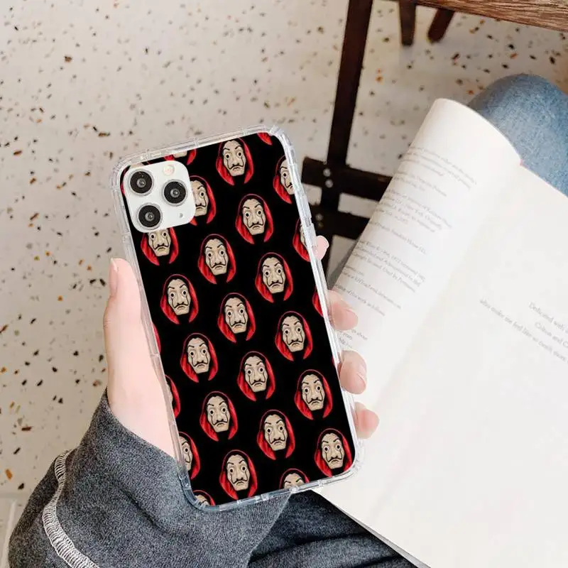 

Money Heist Phone Cases for iPhone 11 Pro X XS Max XR 5 SE 6 S 7 8 Plus Samsung Galaxy A 21s 71 S 8 9 10 Plus note 20 Ultra