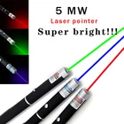 Лазерная указка, нм, лазерная указка 5 мВт, мощный лазерный измеритель с зелеными, синими и красными точками