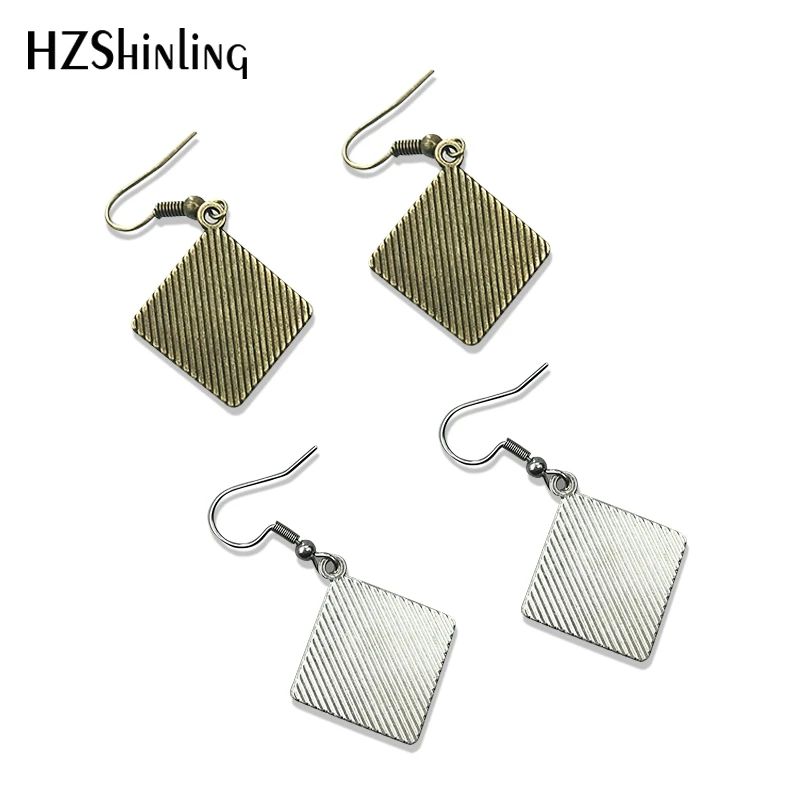 Серьги с крючками в виде рыбы Ван Гога прямоугольные серьги изображением