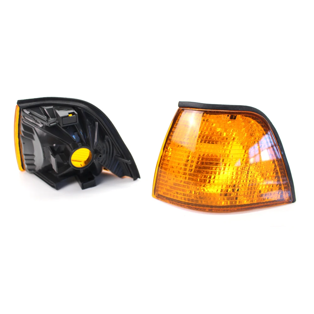Левый + правый евро янтарные угловые огни для BMW E36 3 серии 318ti/328i/318i 4DR Седан 92