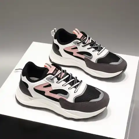 Женская спортивная обувь для студенток, Корейская версия, новинка 2021, дышащая повседневная женская обувь для бега с мягкой подошвой
