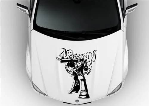 

Megatron Transformers V2 Decal Sticker Hood Vinyl Graphic Car 003