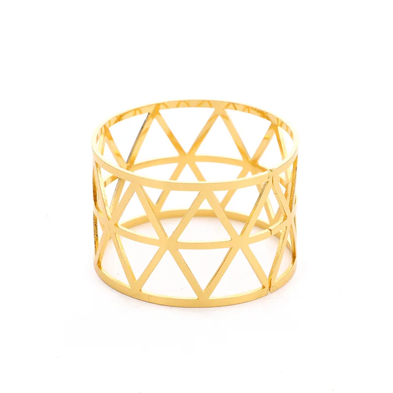 

10PCS Alloy Napkin Rings Wedding West Dinner Towel Napkin Rings Decoration Ring Table Decoration Accessories Kitchen Supplies