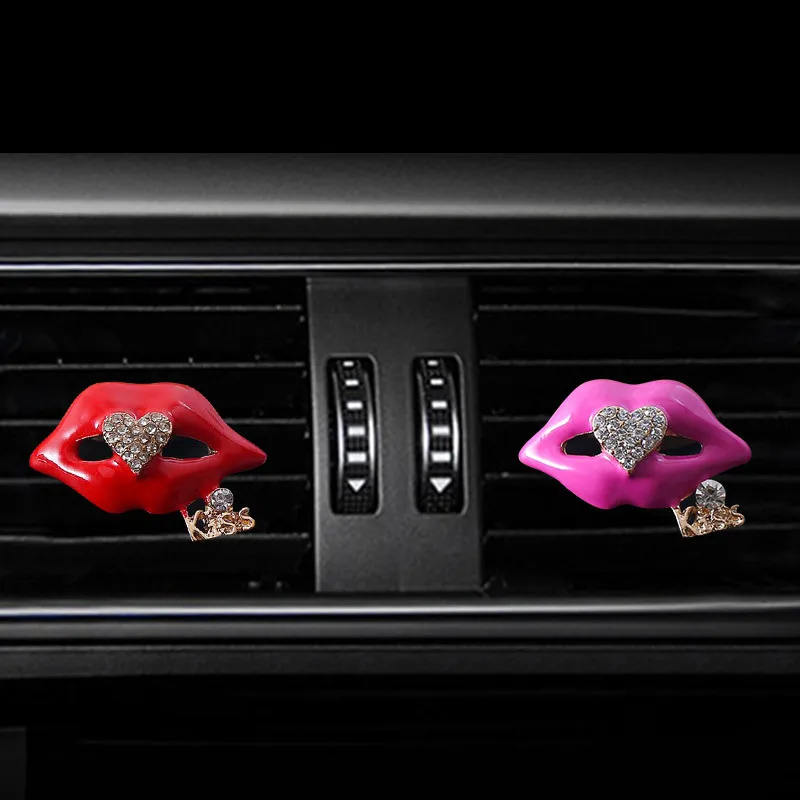 1 шт. автомобильный зажим для парфюма с красным отверстием креативные милые