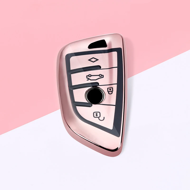 Новинка ТПУ цветной чехол для ключей автомобильного стайлинга Bmw x5 E53 X3 E83 G30 E90 E39 E46