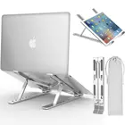 Подставка для ноутбука, регулируемая, алюминиевая, складная, эргономичная, для MacBook Air Pro