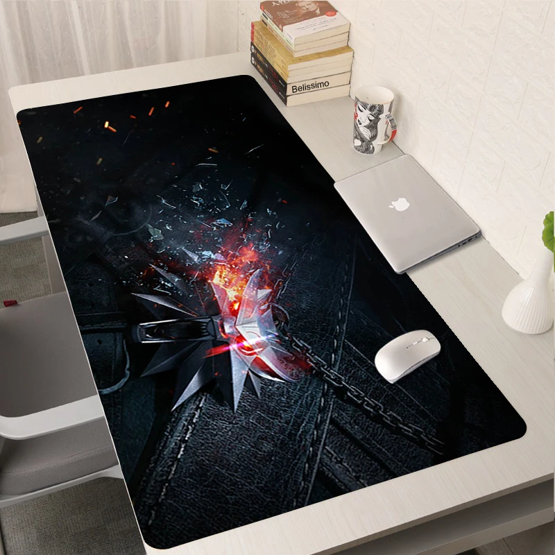 

Witchers Xxl Gaming Mouse Pad Kawaii Mause Pad Gamer Anime Mouse Mats Keyboards Computer Peripherals Non-slip Mausepad Deskmat