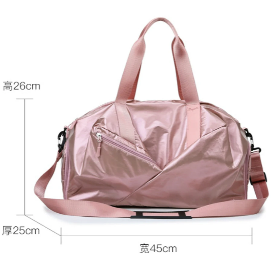 Glossy Yoga Mat Bag Fitness Lady Tote Travel Training Short-distance Large Capacity Lightweight Folding |