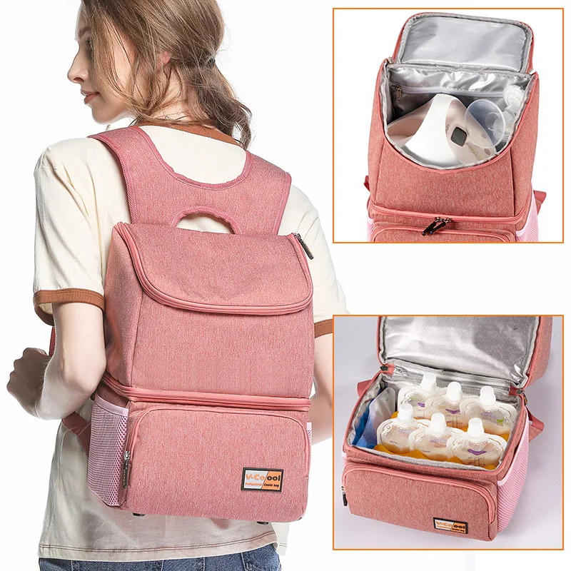

Fashion Mummy Maternity Diaper Bag Big Baby Bags For Mom Thermal Insulation Travel Diaper Chaning Backpack Mochila Maternidade