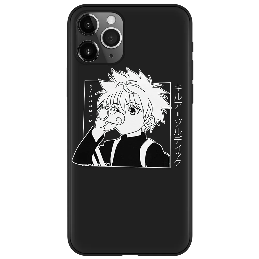 

Hisoka Anime hunter x hunter Phone Case Transparent soft For iphone 5 s se 6 6s 7 8 11 12 plus mini x xs xr pro max
