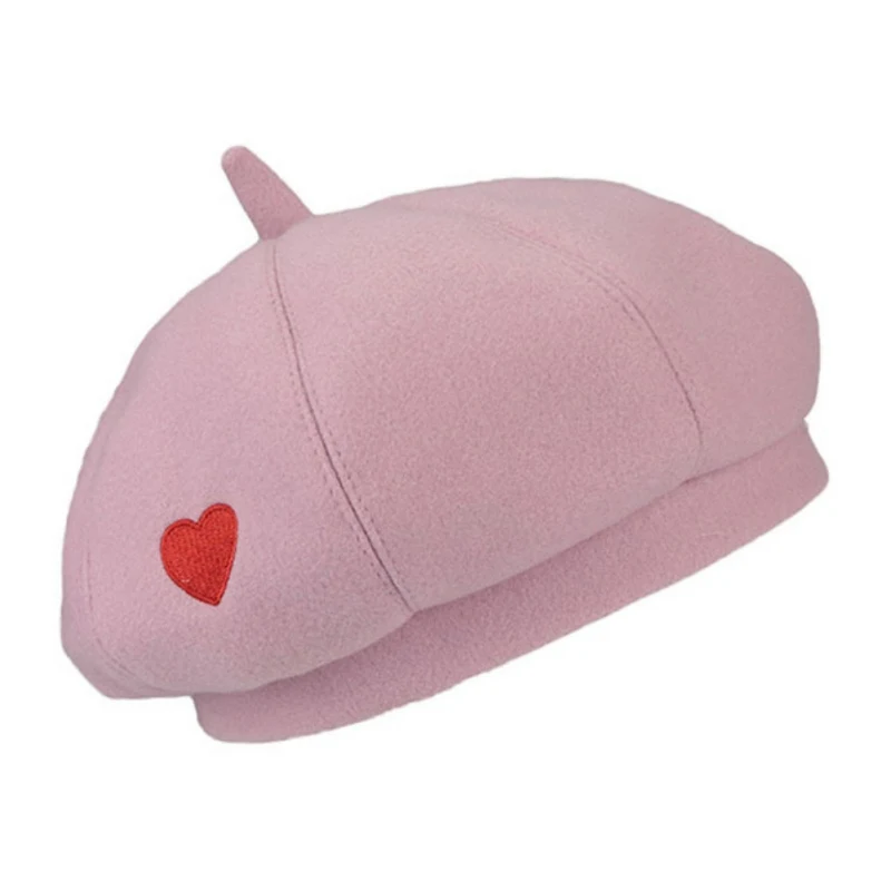 Lady Spring Winter Berets Hat Painter Style Women Vintage Solid Color Caps Female Bonnet Warm Cap | Спорт и развлечения