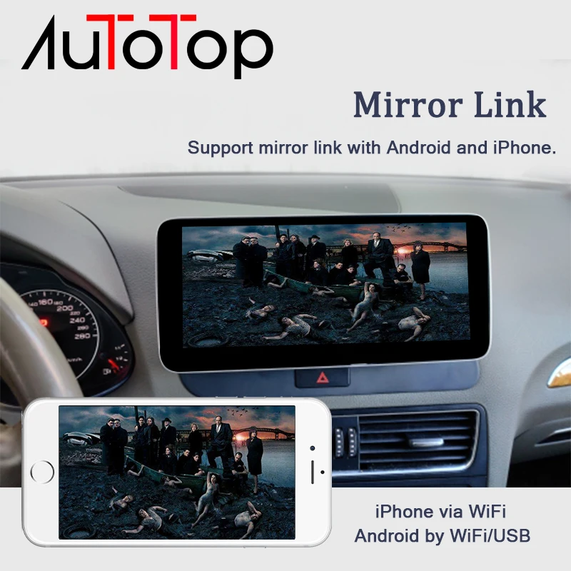 AUTOTOP 8 8/10 25 дюймов Автомобильный GPS Стерео Радио мультимедийный плеер для Audi A3 2013