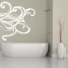 Виниловая наклейка на стену с изображением осьминога и щупальцев