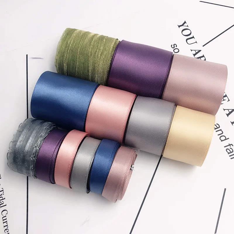 Новый стиль! Набор лент сделай сам набор разноцветных розовая синяя лента для