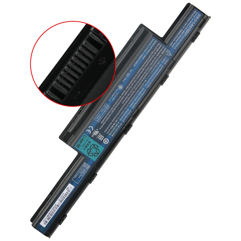 Фото Оригинальный запасной аккумулятор AS10D31 для Acer Aspire 7560G 4741G 4750G 4743G 5750G 5741G 571G Φ/G AS10D81 Оригинальный запасной аккумулятор AS10D31 для Acer Aspire 7560G 4741G 4750G 4743G 5750G 5741G 571G Φ/G AS10D81