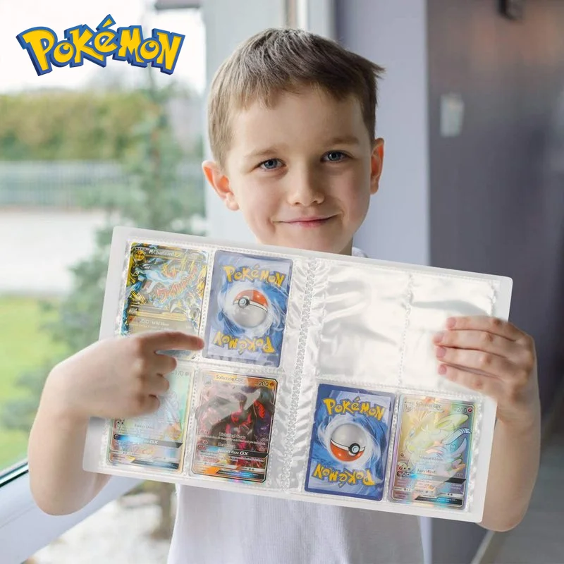 

240pcs Pokemones Cards Holder Binder Folder Children Top Loaded List Toys Gift Cartoon Album Book Album Pokemon Collections Toys