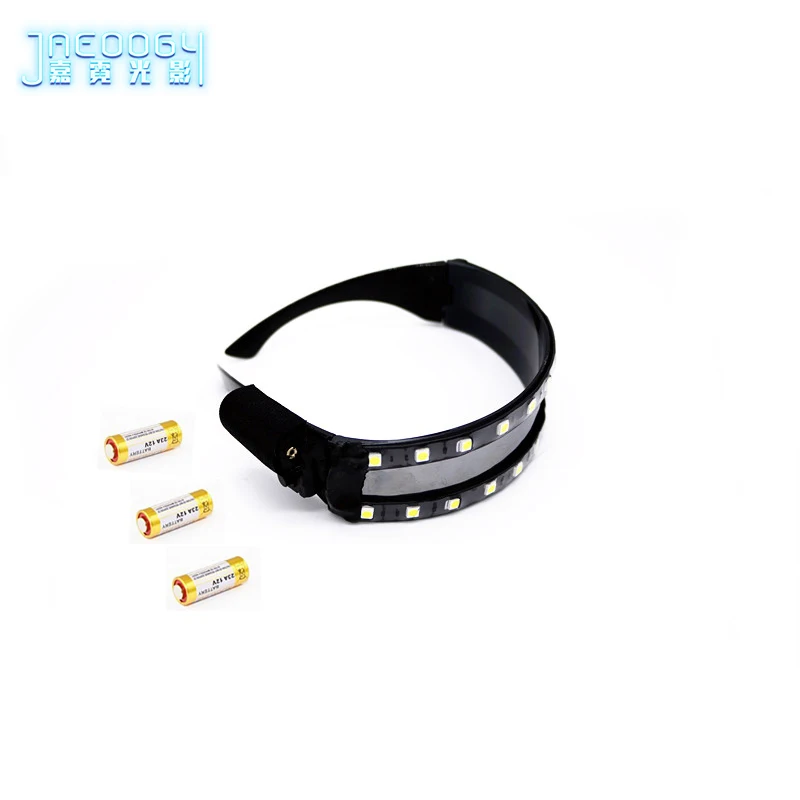 

New High quality LED gloves concert performance dancing luminous glasses Halloween nightclub show lighting costumes