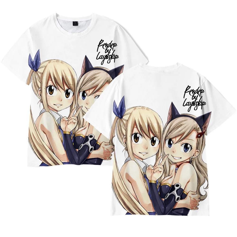 

EDENS ZERO 3D Spring Summer Preppy Men/Women Street Tops T-shirt Japan Kawaii Retro Plus Size roupas femininas