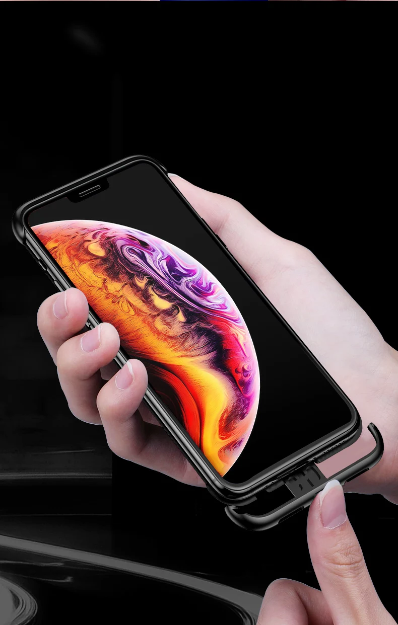 Для iPhone11 противоударный двухтактный металлический каркас задняя крышка из закаленного стекла чехол для iPhone 11pro Max чехол