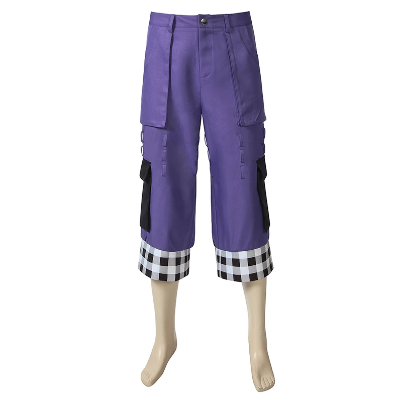 Only pants Аниме игры Kingdom Hearts 3 Косплей Костюм Рику рубашка карнавал взрослых Хэллоуин индивидуальный заказ свитер куртка кожаный наряд Толстовка - Цвет: Only pants